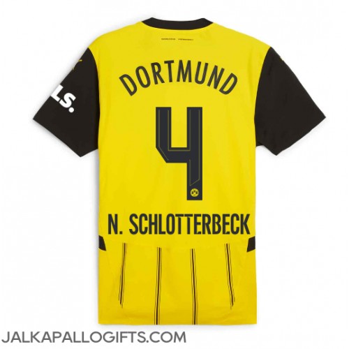 Borussia Dortmund Nico Schlotterbeck #4 Kotipaita 2024-25 Lyhythihainen